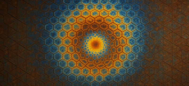 Entropy Garden - Thermodynamic visualization showing heat dissipation patterns